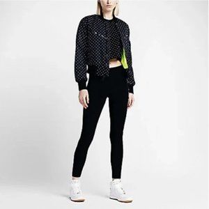 Nike Track & Field Wind Bomber Polka Dot Jacket
